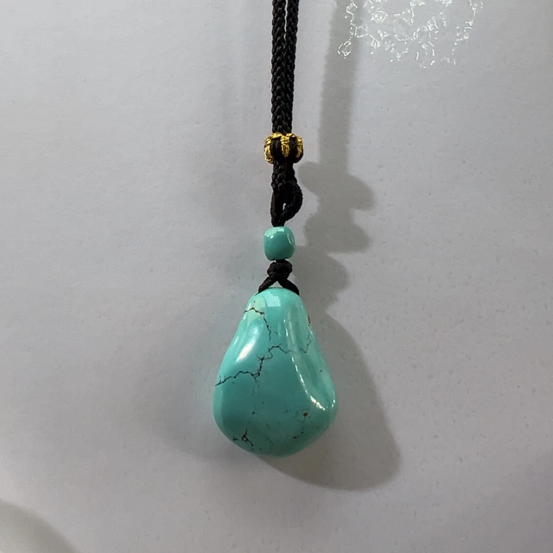 绿松石未镶嵌挂件