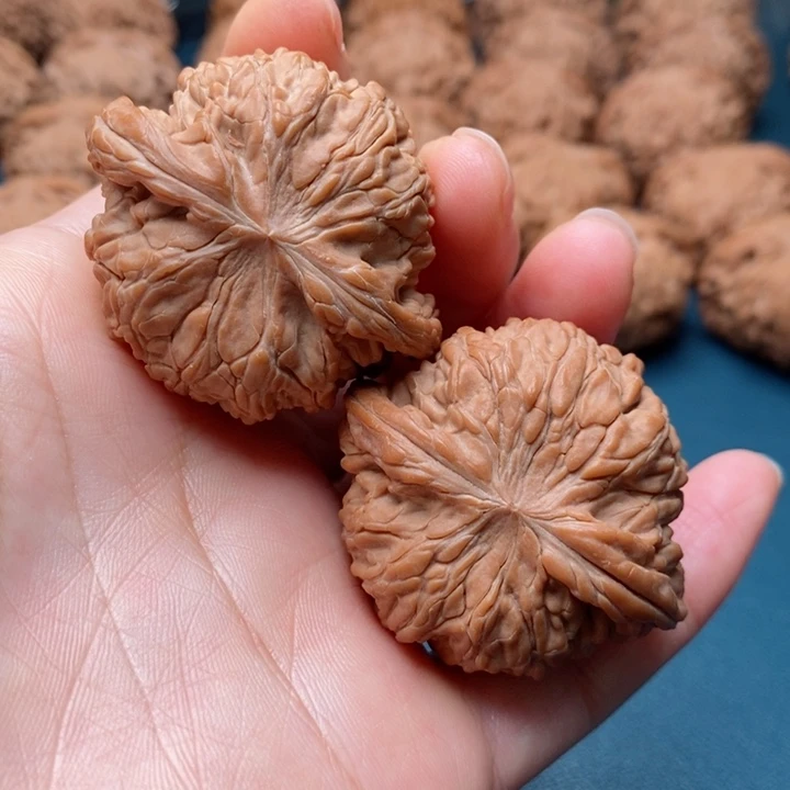 文玩核桃把件43磨盘正磨