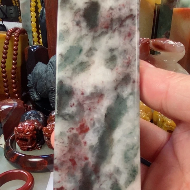 石英质玉印章未镶嵌军**梦