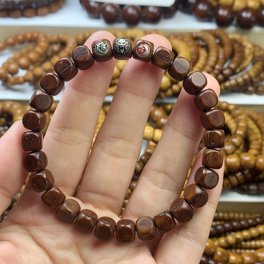 【闪购商品】紫金鼠手串7纯肉六方