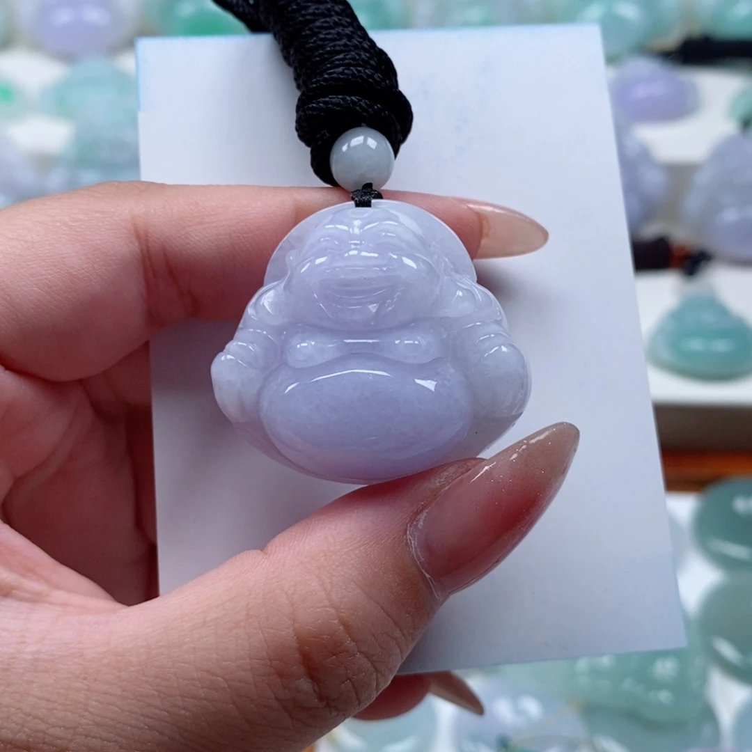 风***虹翡翠未镶嵌颈饰天然翡翠