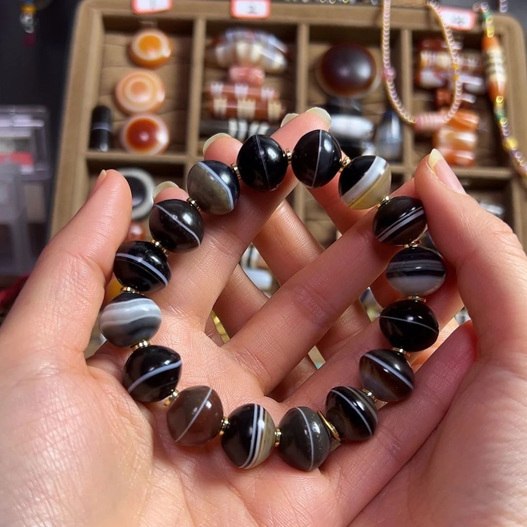 小***于石英石纯铜手串儿