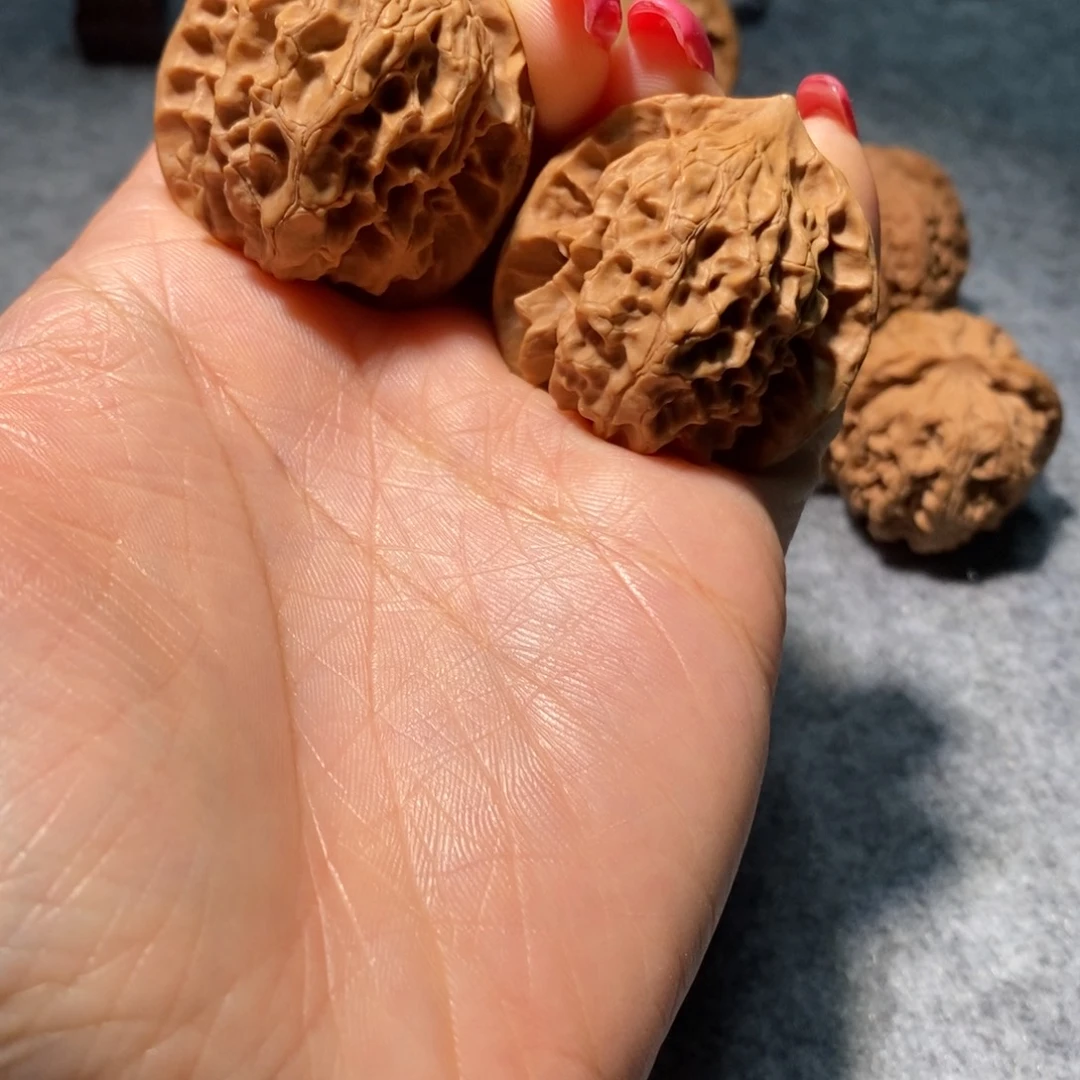 核桃把件全品37玲珑狮子头