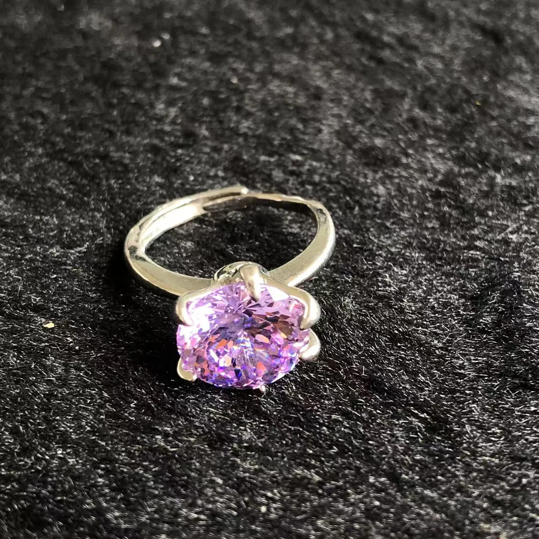 臻选戒指 经典百搭设计紫戒指DM3694