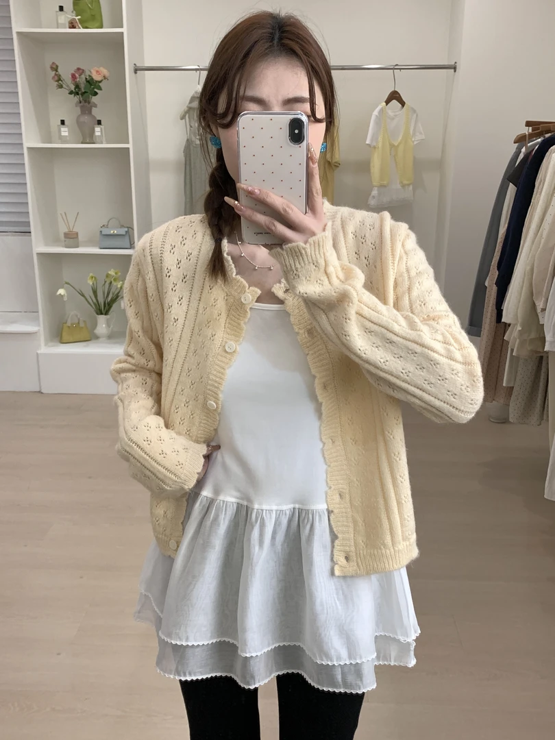 『李木木』春款上新~~ins风毛衣开衫  8809