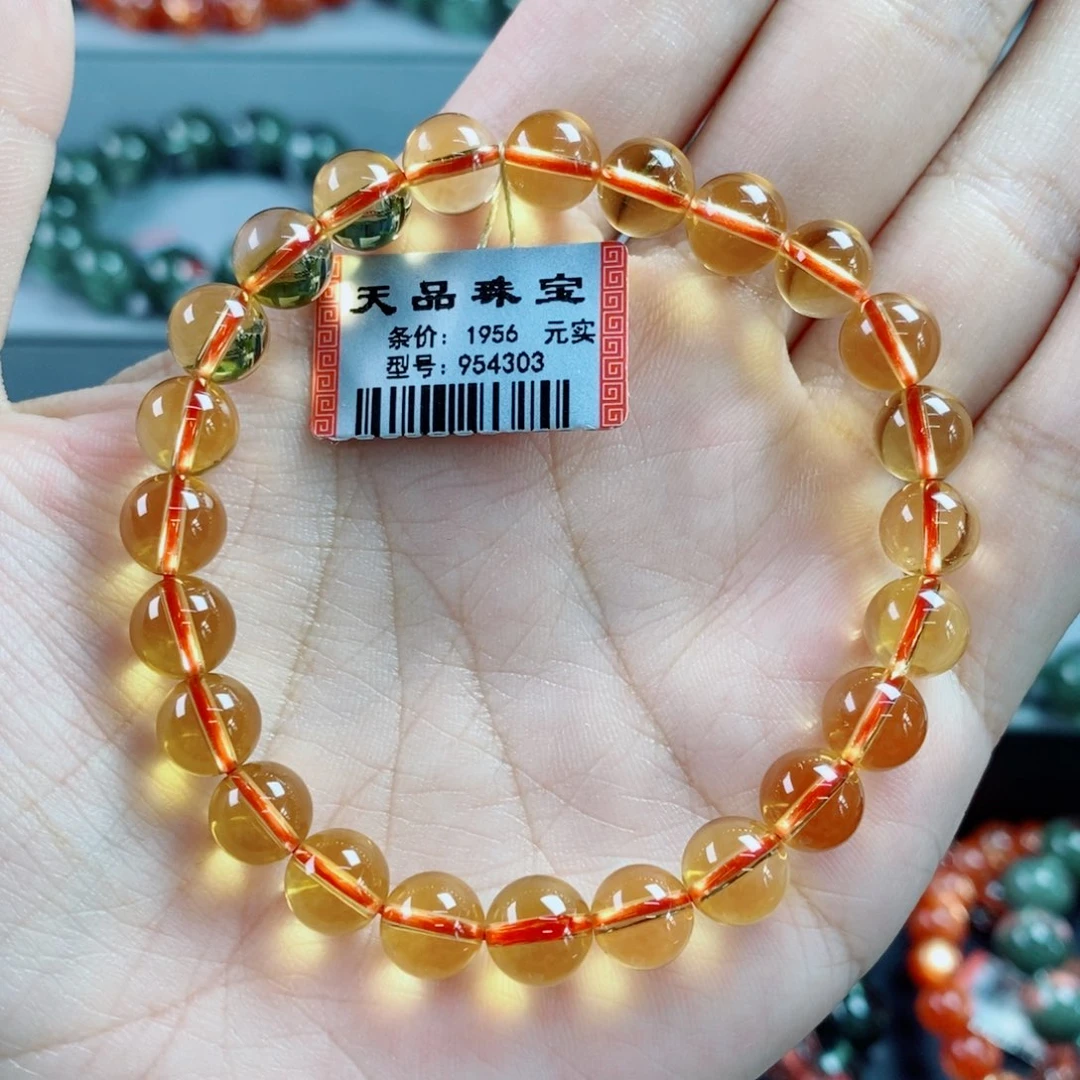 未镶嵌手链水晶黄水晶954303