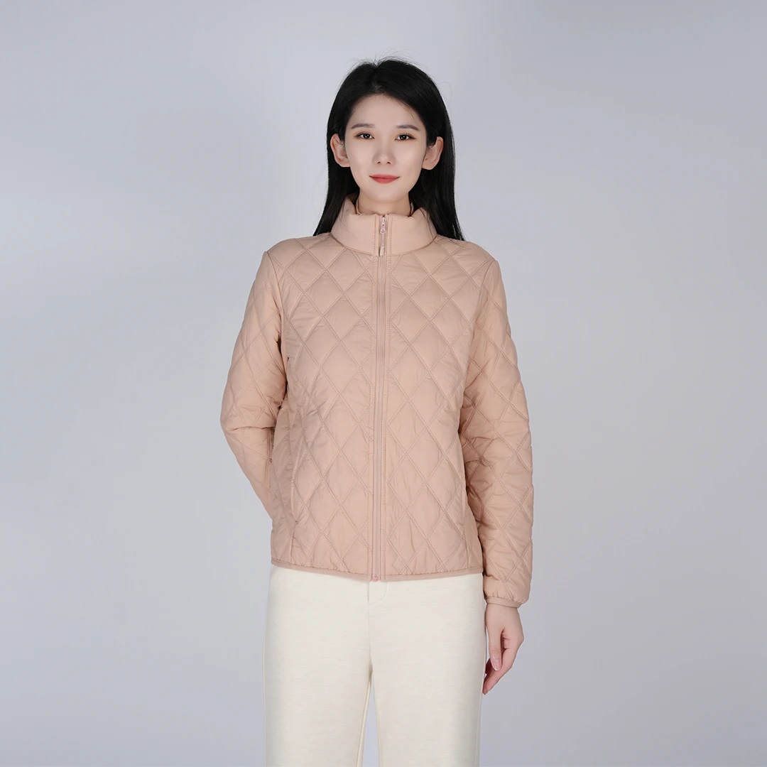 浒城古娘中式中长款长袖气质秋季保暖通勤上衣外套WH05007727