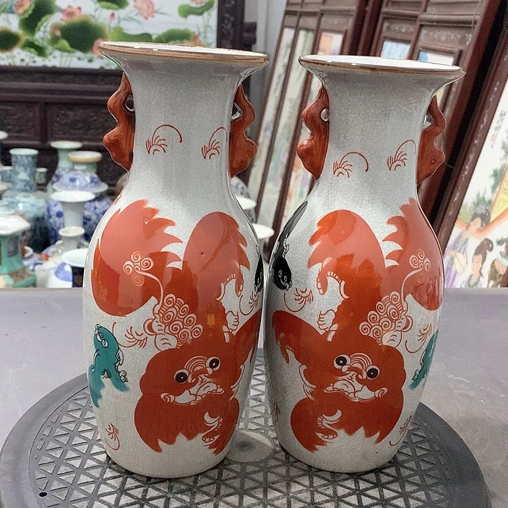 摆件陶博古架陶瓷摆件