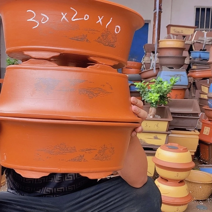 紫砂花盆紫砂花盆