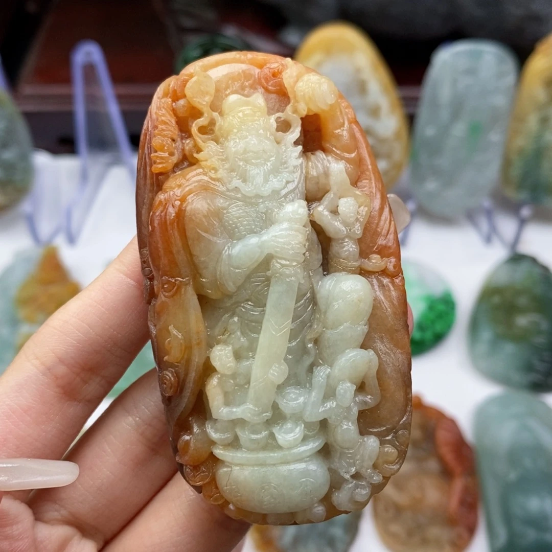 定制翡翠未镶嵌钟馗