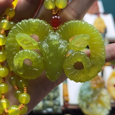 岫玉挂件未镶嵌挂件
