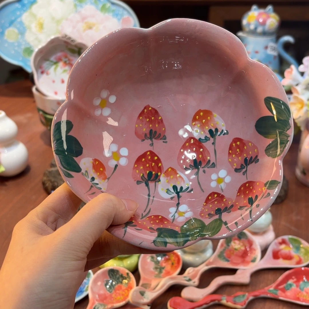 景德镇手绘高温釉下彩陶瓷茶具