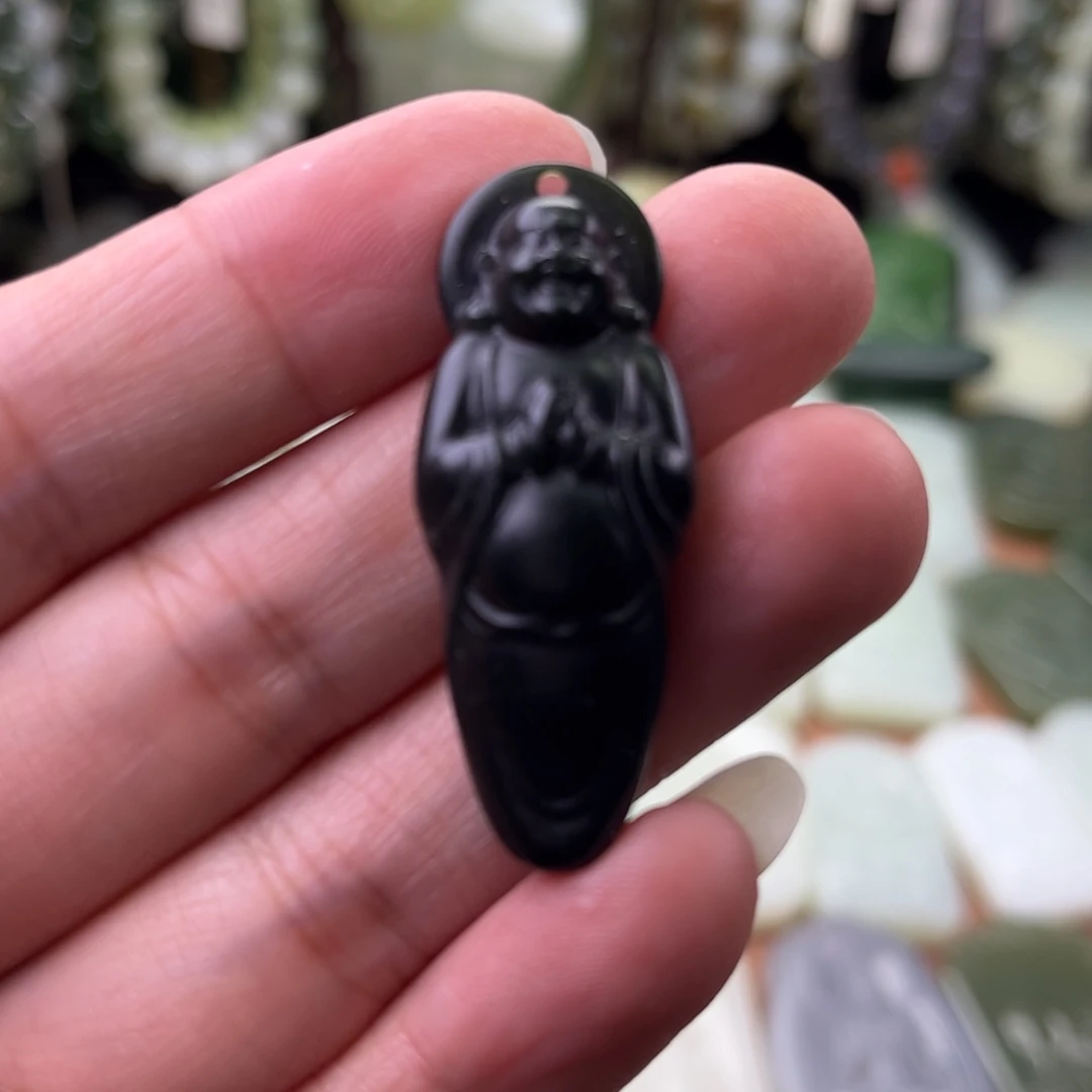 和田玉未镶嵌吊坠(不含链)