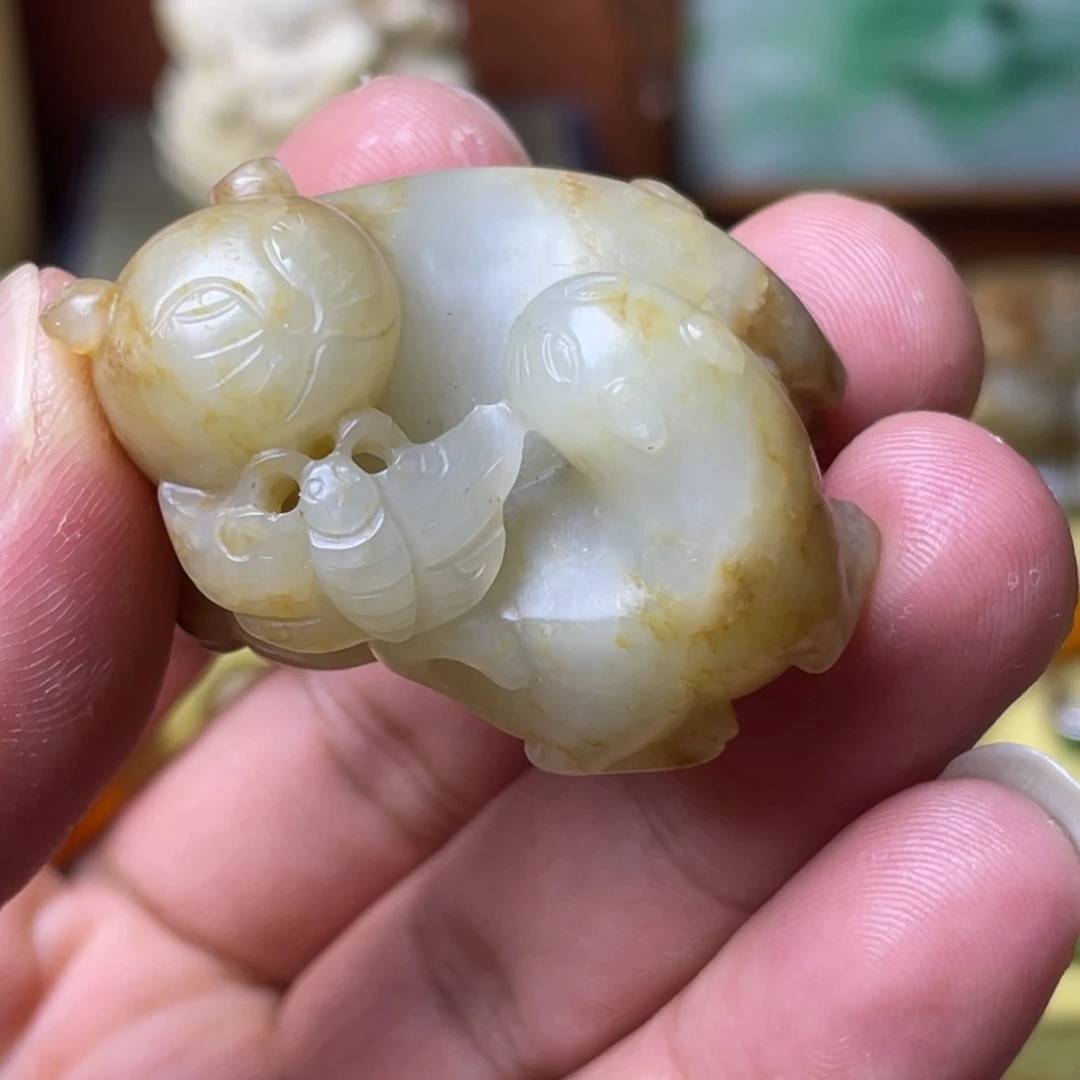 和田玉未镶嵌挂件