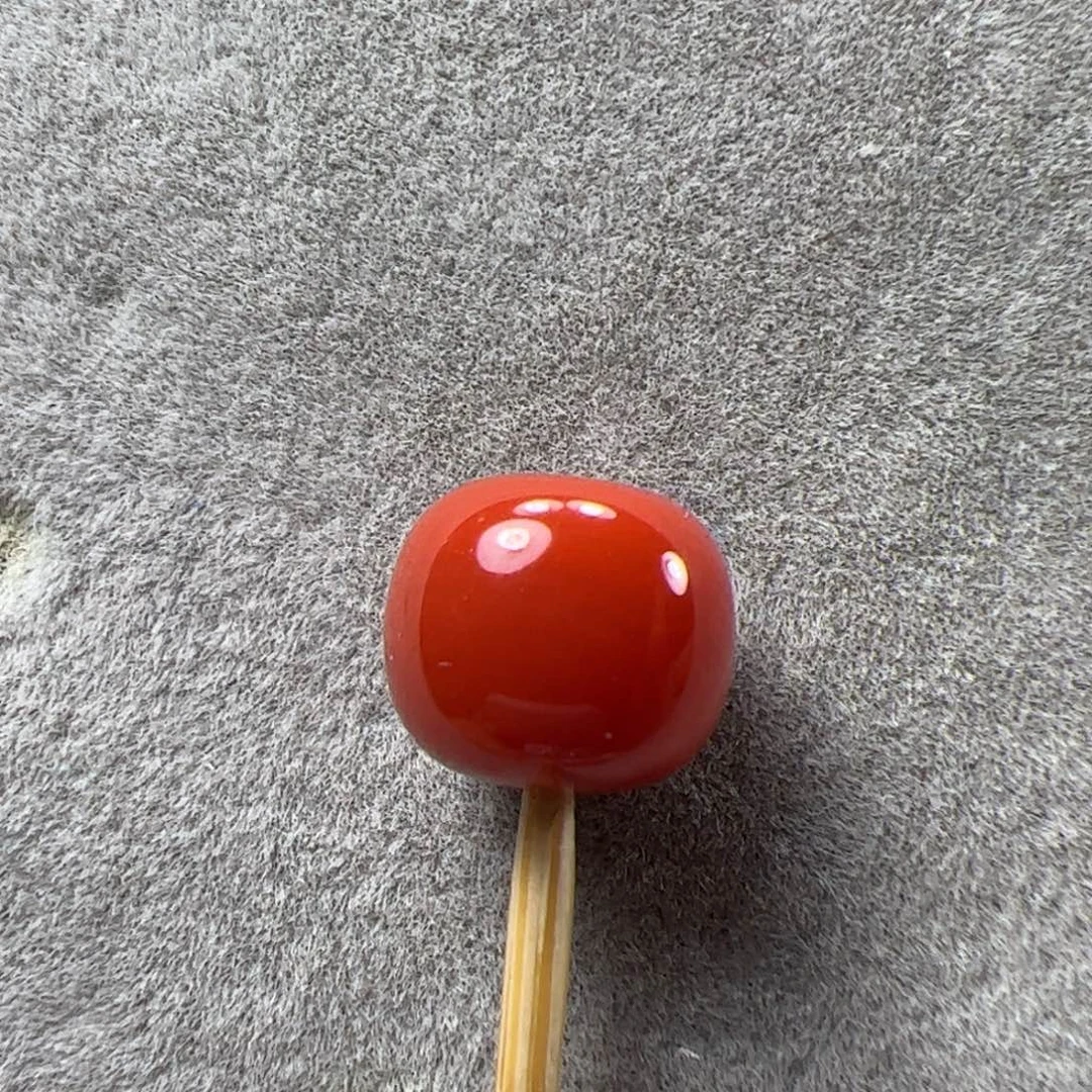 南红玛瑙9.5✖️8.5老型单珠未镶嵌