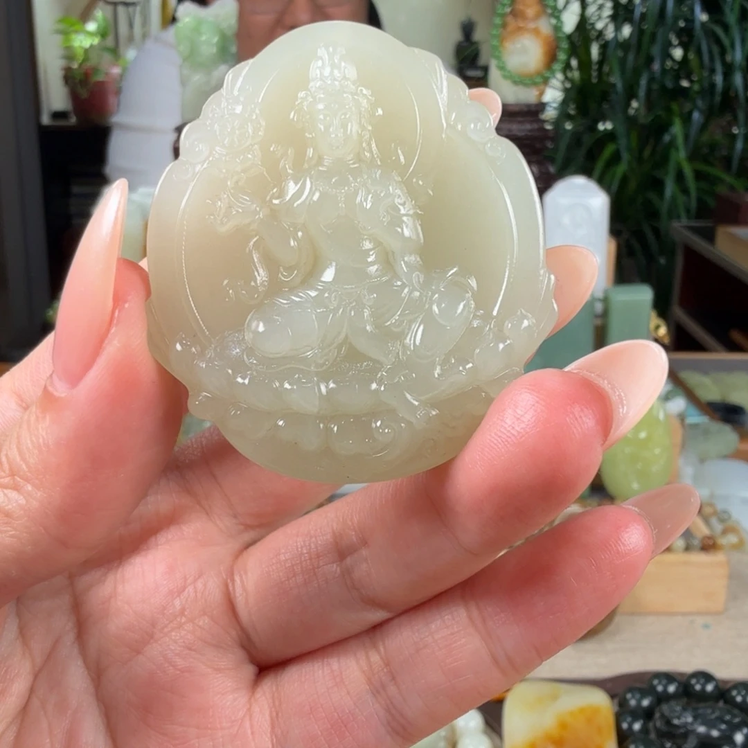 发***8和田玉未镶嵌颈饰