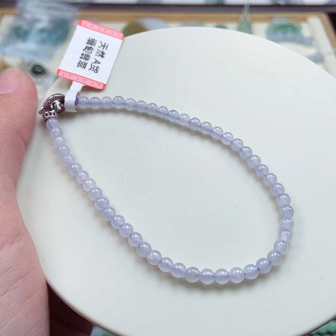 翡翠未镶嵌手链卡3.6