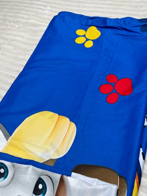 小华约200×230三只可爱狗狗棉被套 发1微瑕