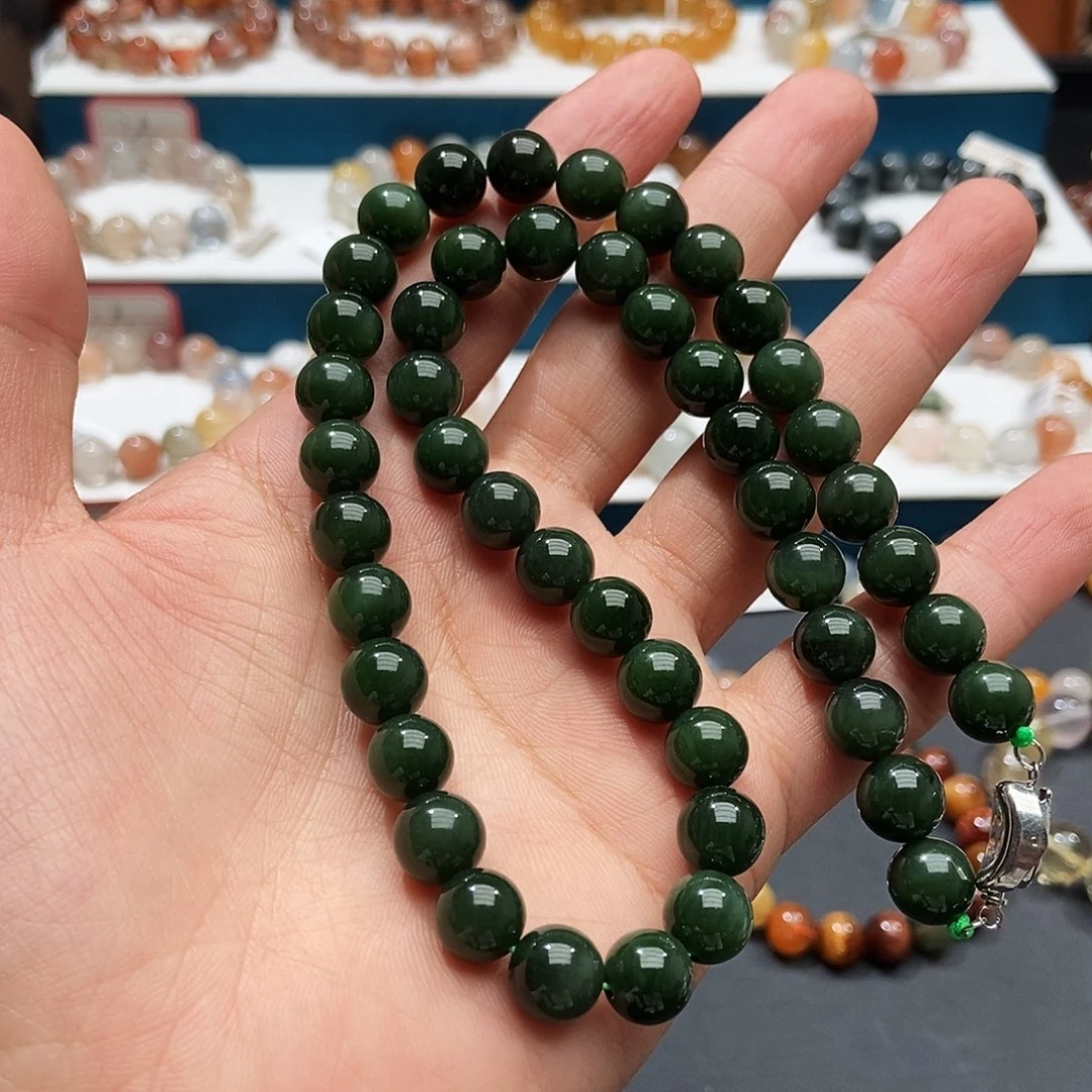 和田玉未镶嵌手链和田玉9.6