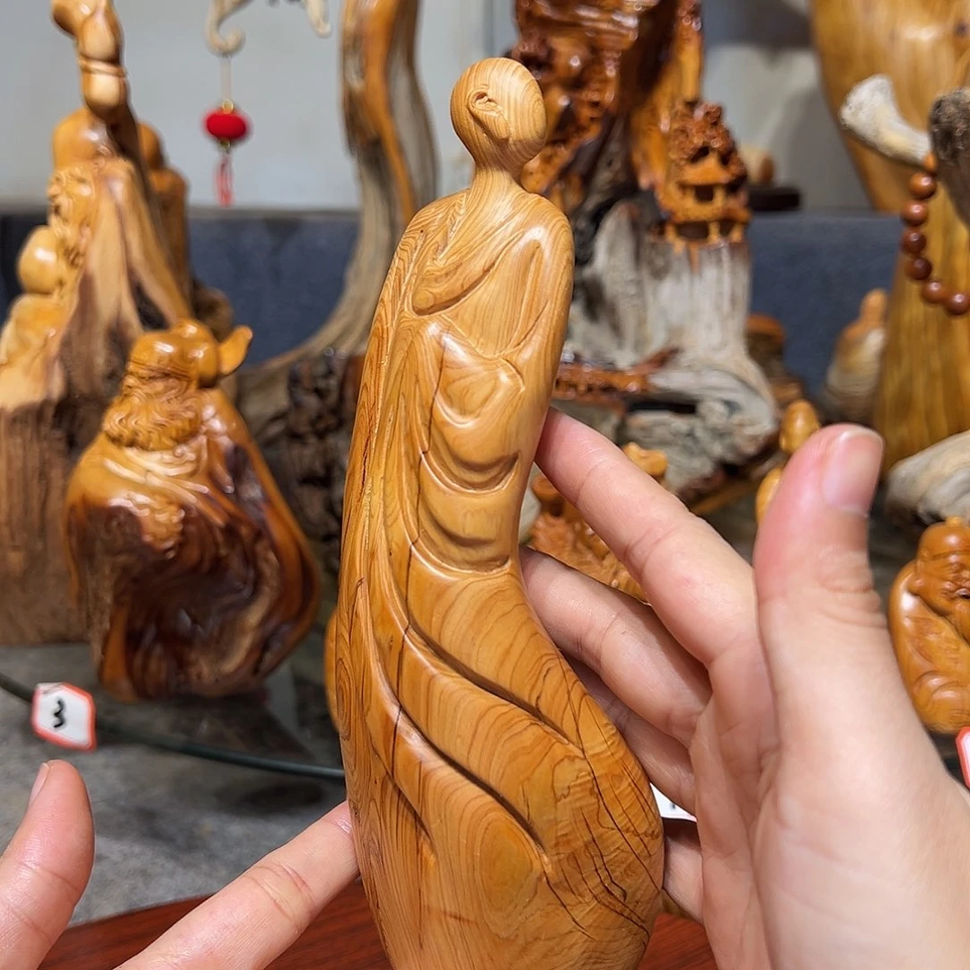 柏木（崖柏）崖柏木手把件摆件