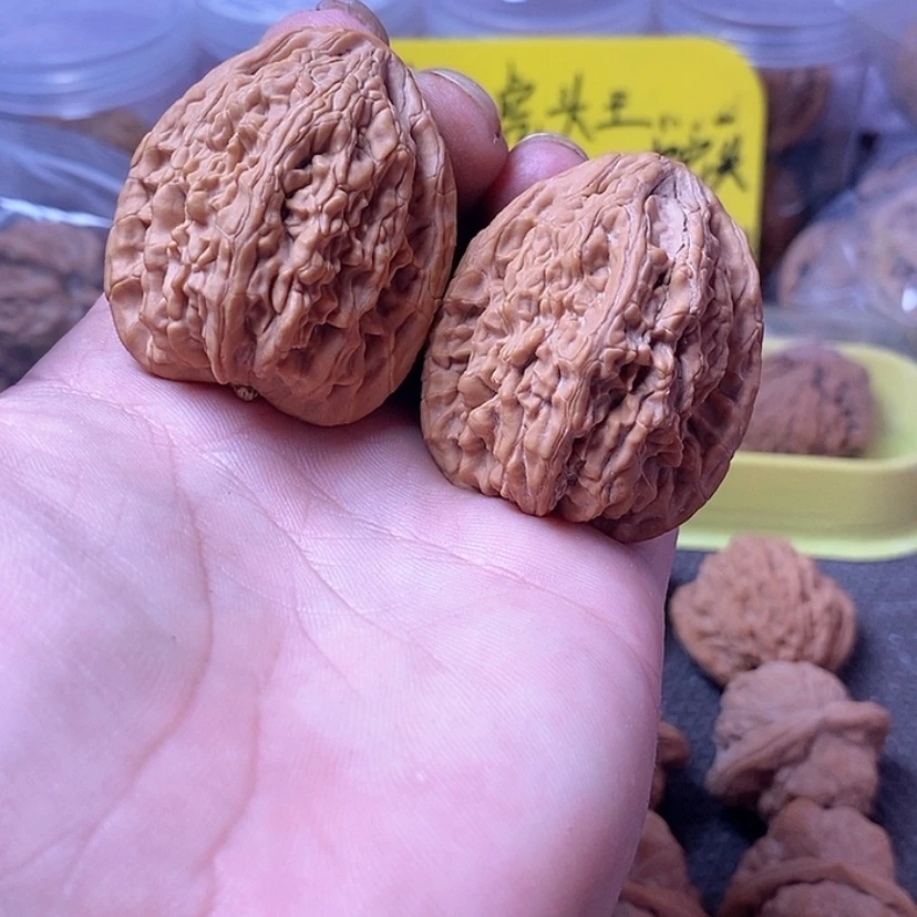【闪购商品】吊坠文玩核桃40蓟县虎头王