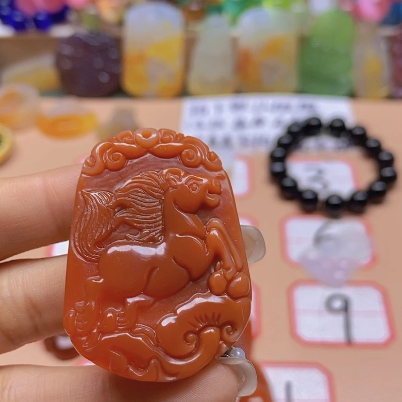 【闪购商品】玛瑙/玉髓颈饰未镶嵌彩***2