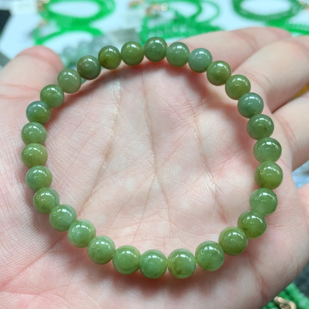 未镶嵌手链翡翠翡翠