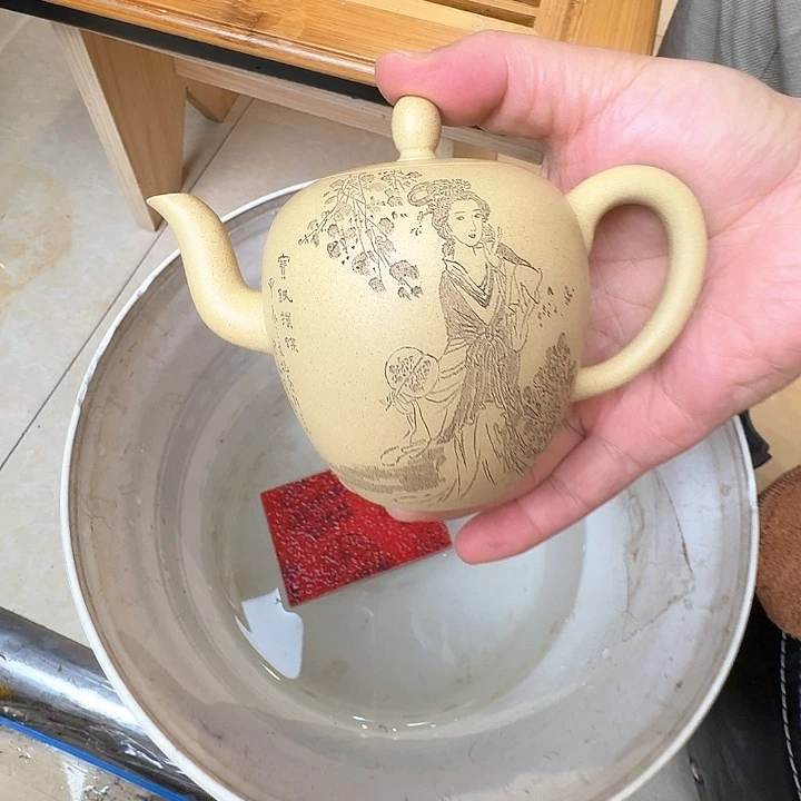 幸***福茶壶紫砂宜兴原矿手工紫砂壶