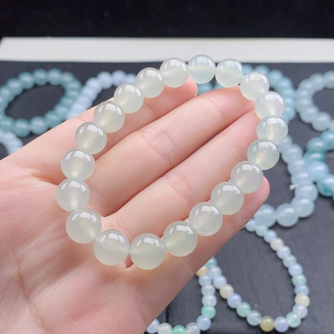 翡翠未镶嵌手串珠宝