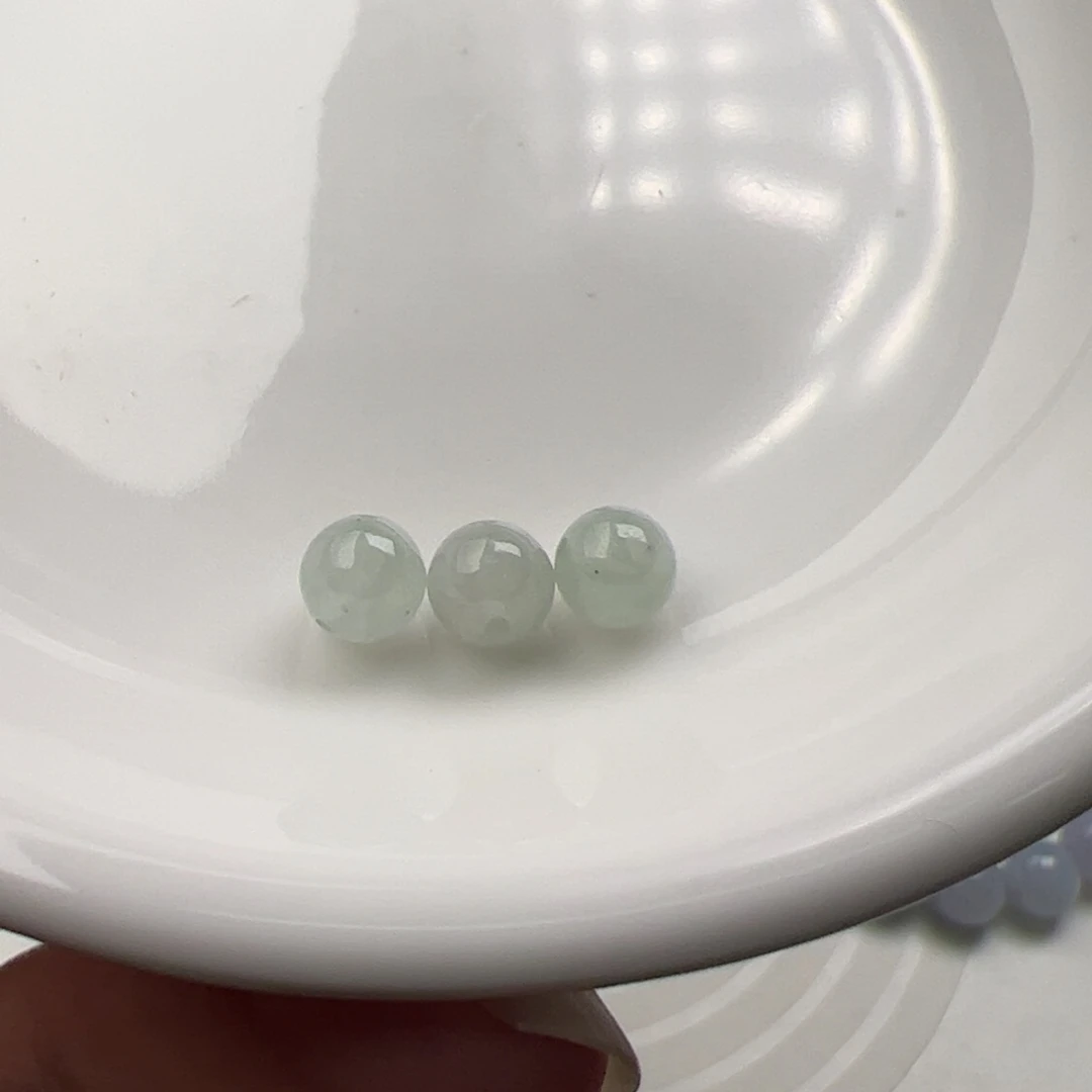 用***0散珠翡翠天然翡翠玉珠