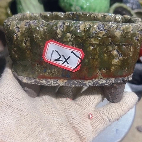 粗陶花盆手工花盆制作