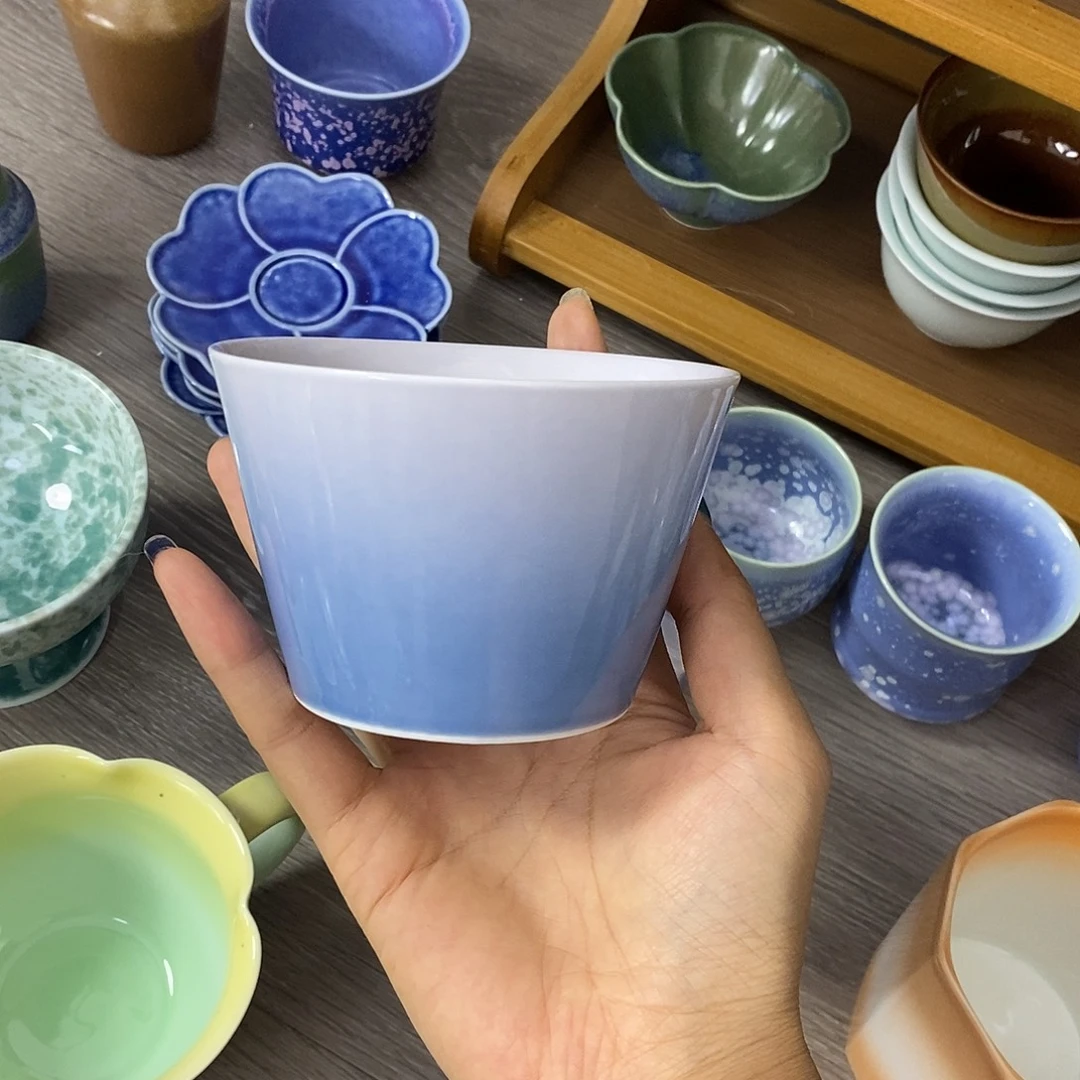 景德镇高温颜色釉咖啡杯