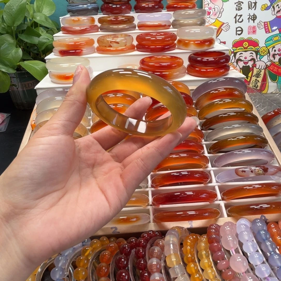 手镯玛瑙/玉髓未镶嵌念**²