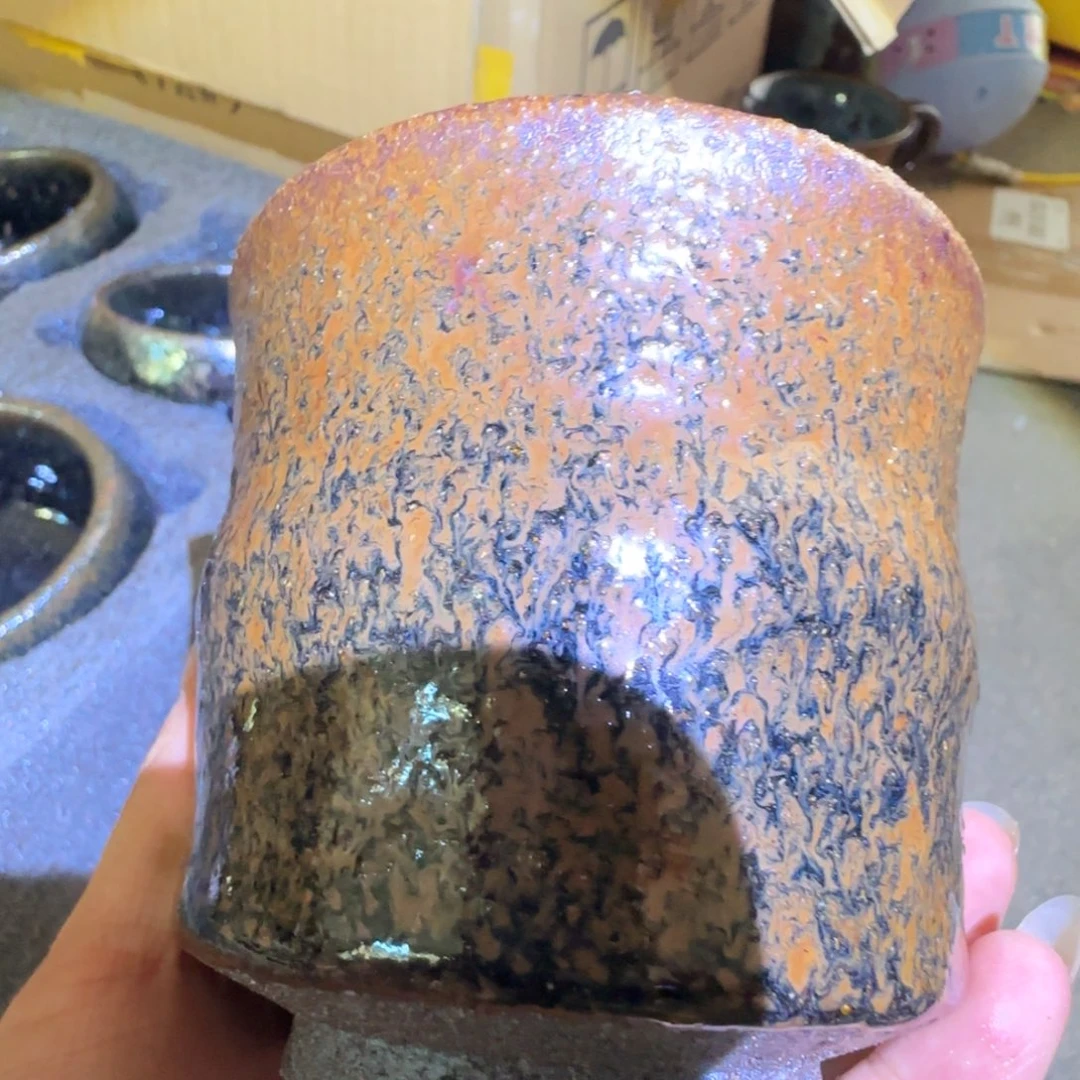 小***倩茶盏福建盏茶器粗胎竹节