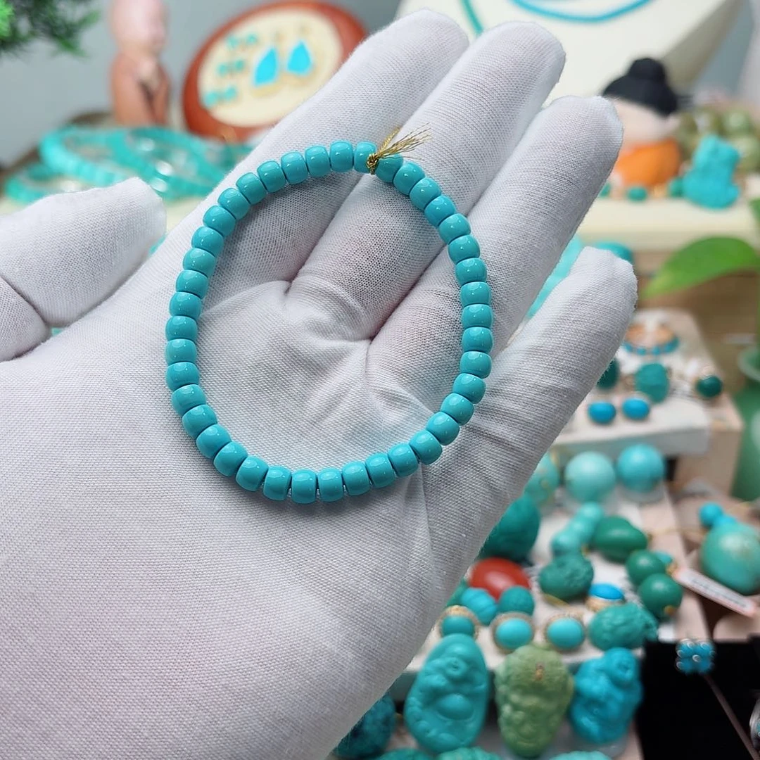 绿松石未镶嵌手链