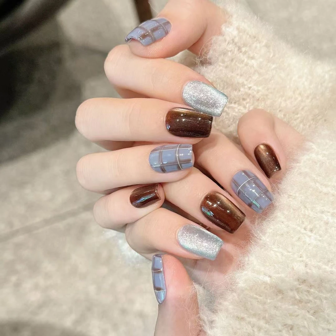 英伦学院   英伦风手工穿戴甲片10片