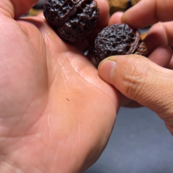 把件文玩核桃B梨枝纹38