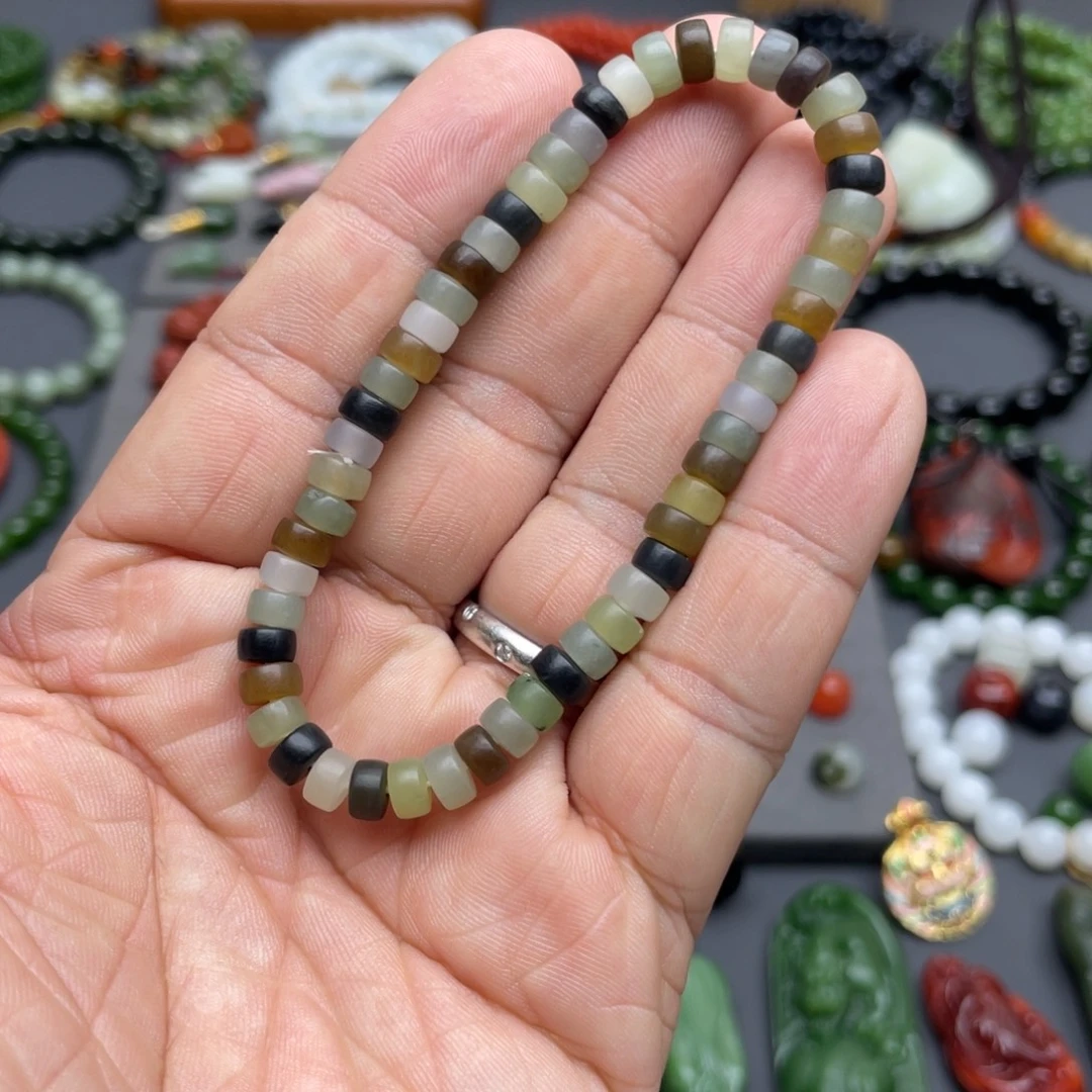 颈饰未镶嵌和田玉5.5*2.5mm