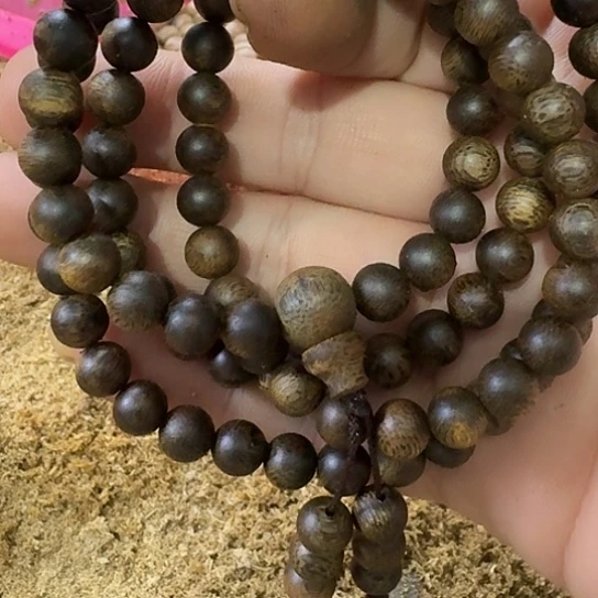 沉香沉香碎屑卡7多圈23克➕