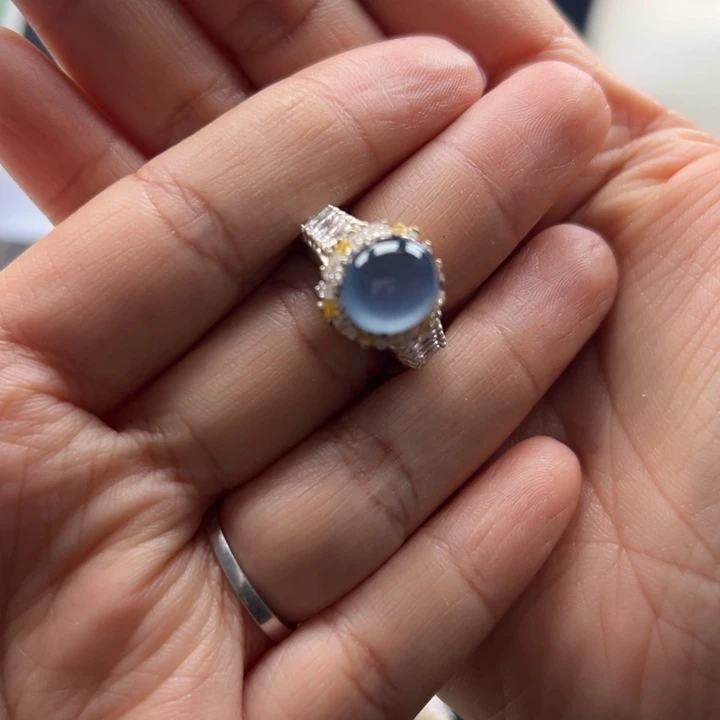 定制翡翠未镶嵌49卡9.8