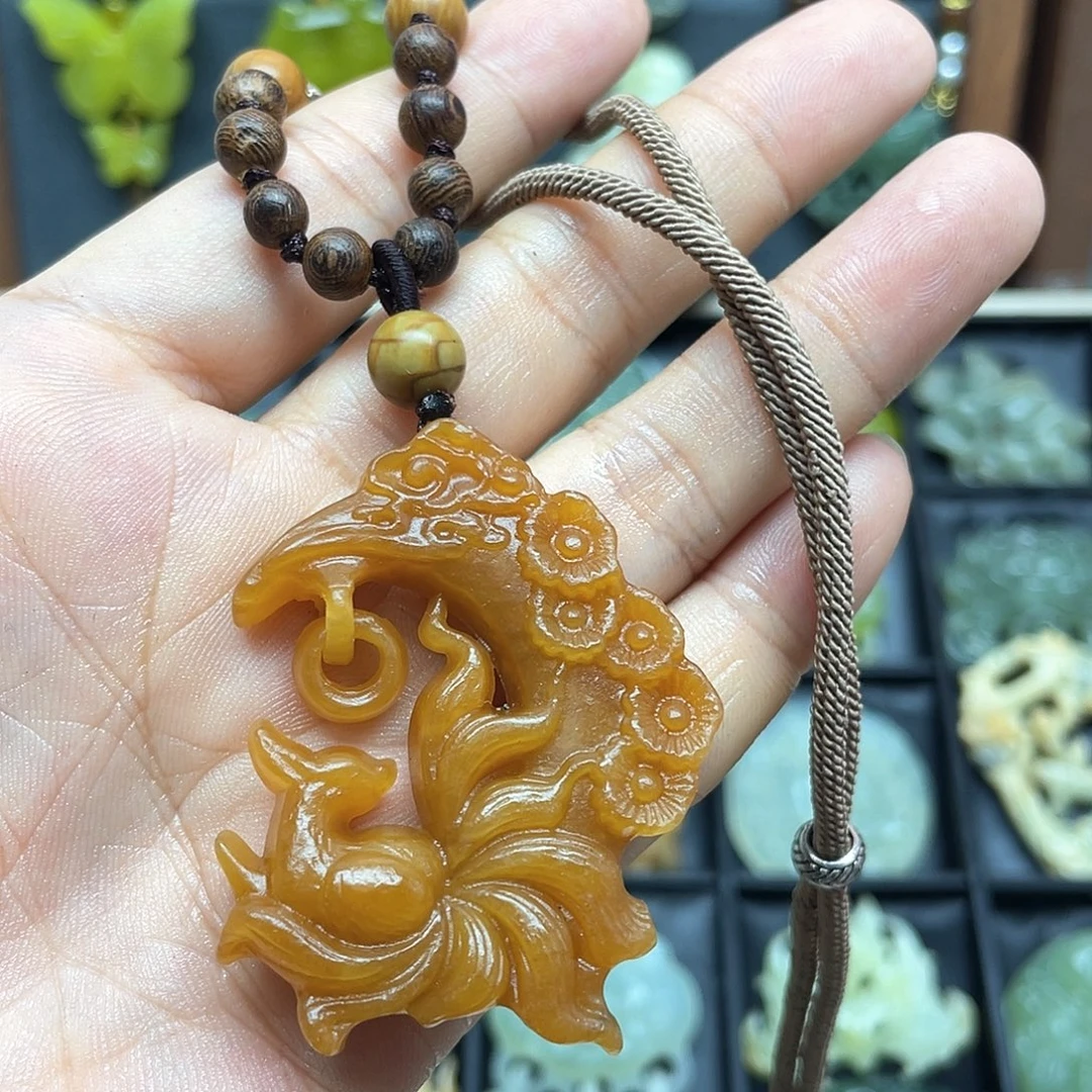 未镶嵌蛇纹石玉颈饰