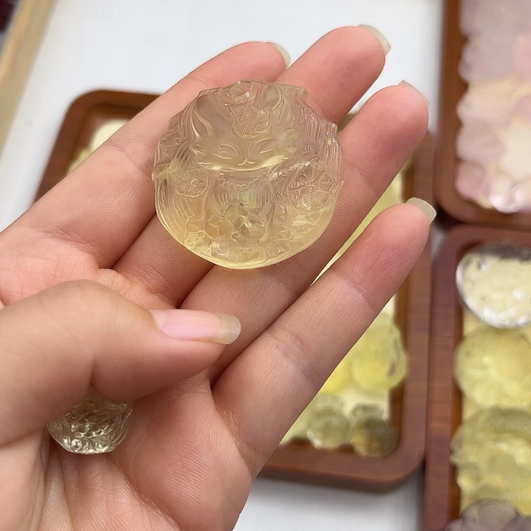银S925镶嵌颈饰水晶六**灵黄水苏苏43
