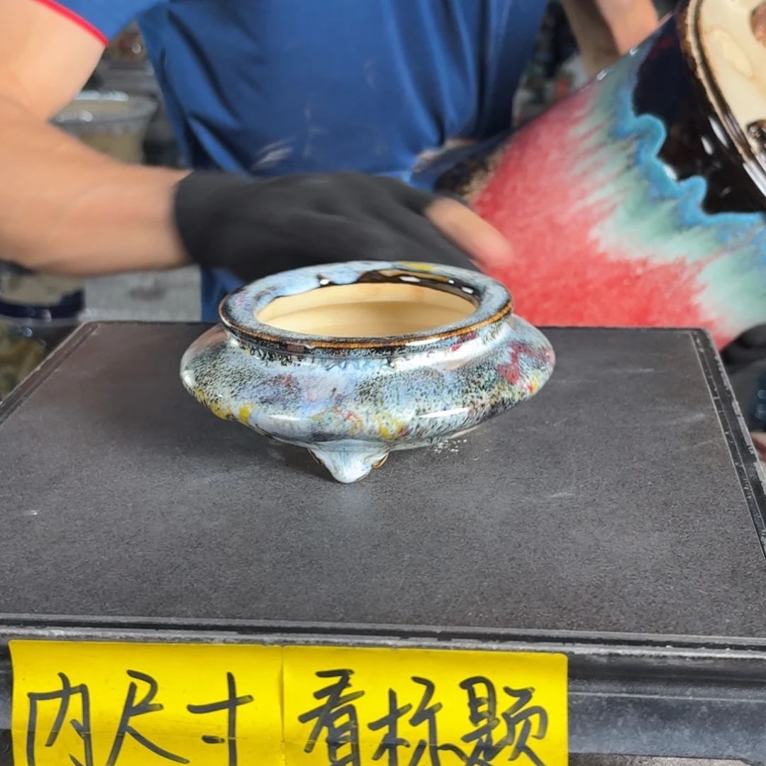 一风堂石湾花盆 内8*3编号149
