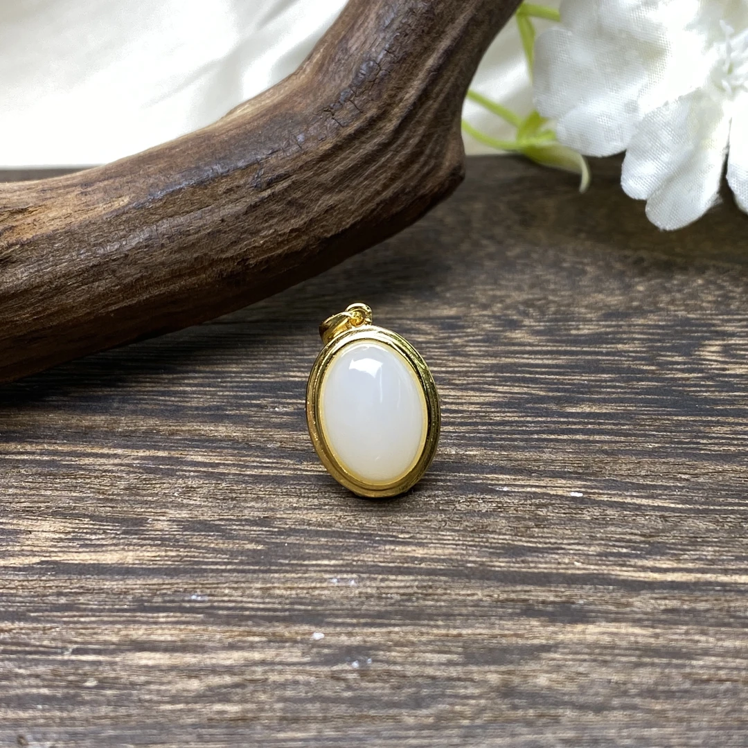 【小北好物】S925银和田玉吊坠约9*13mm【多样性发一件】2QH220X276