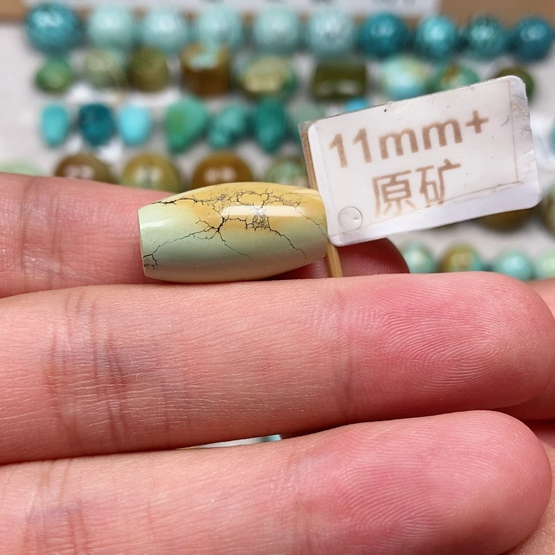 未镶嵌绿松石珠宝半成品