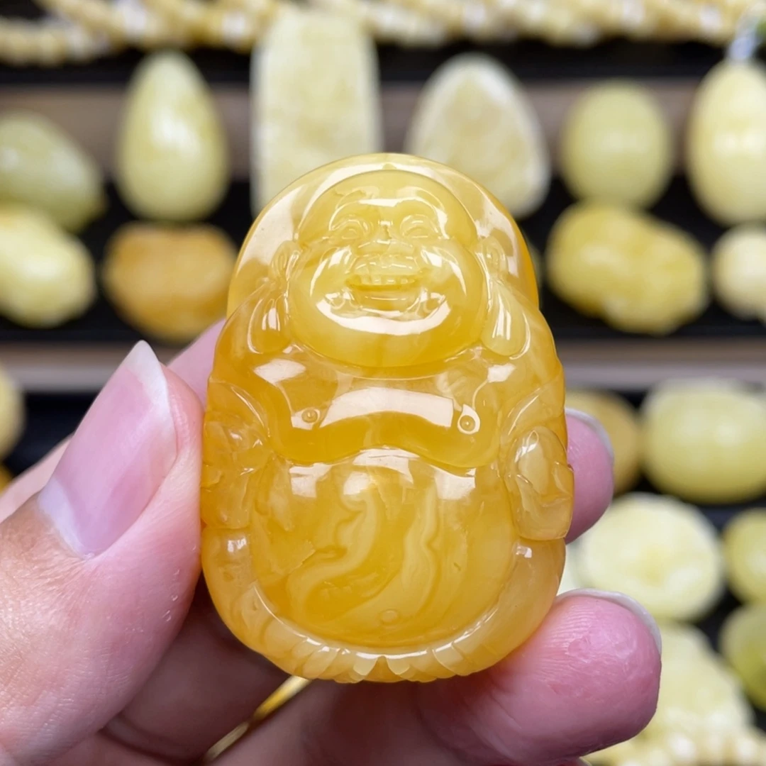 琥珀未镶嵌裸石琥珀蜜蜡