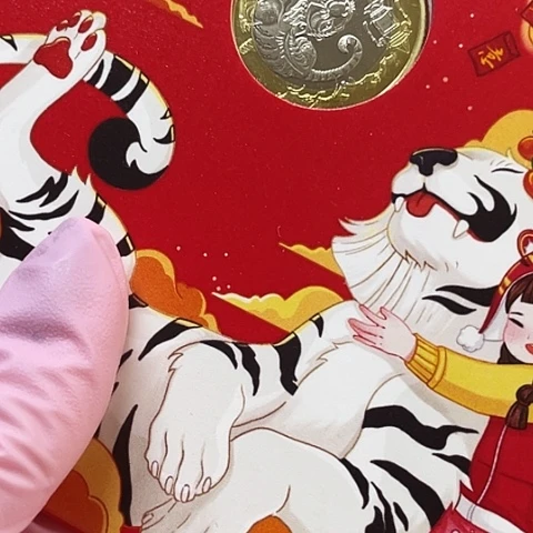 其他普通金属虎年纪念册