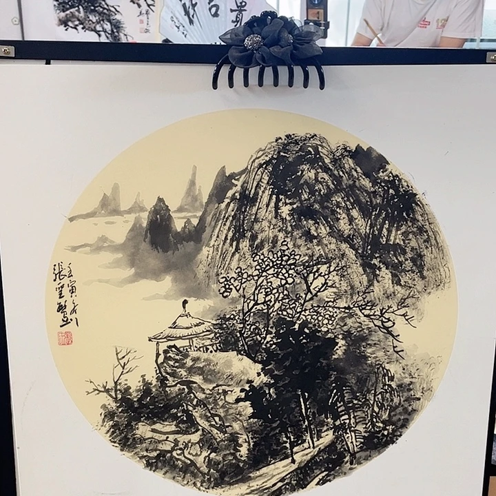 国画张圣敏先生纯手绘作品