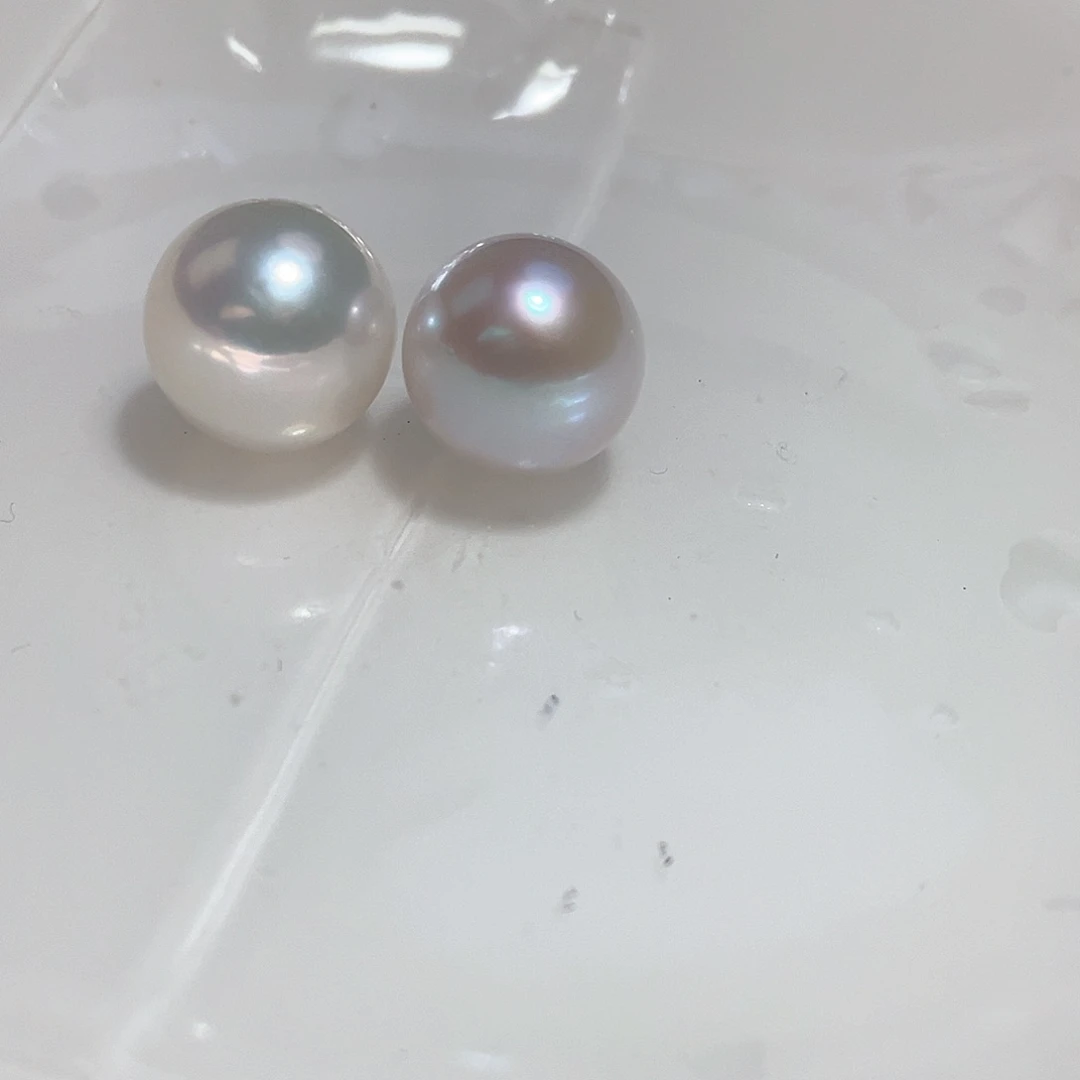 淡水珍珠耳饰银S925镶嵌