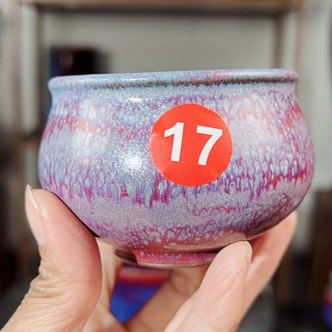 杯向*看原矿釉手工制作钧瓷